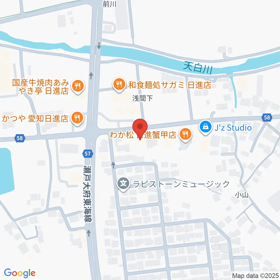 J’z Studio West周辺のホテル一覧地図