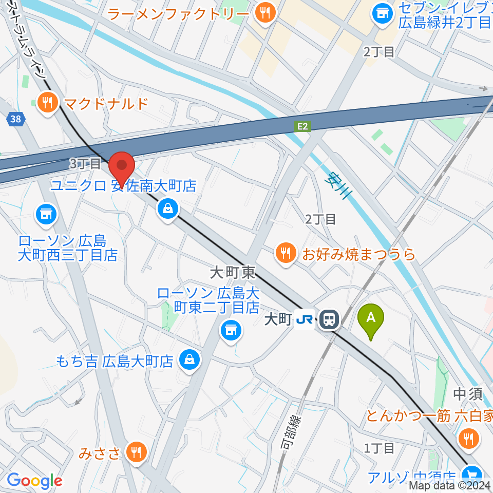 音楽館ピアノプラザ広島店周辺のホテル一覧地図