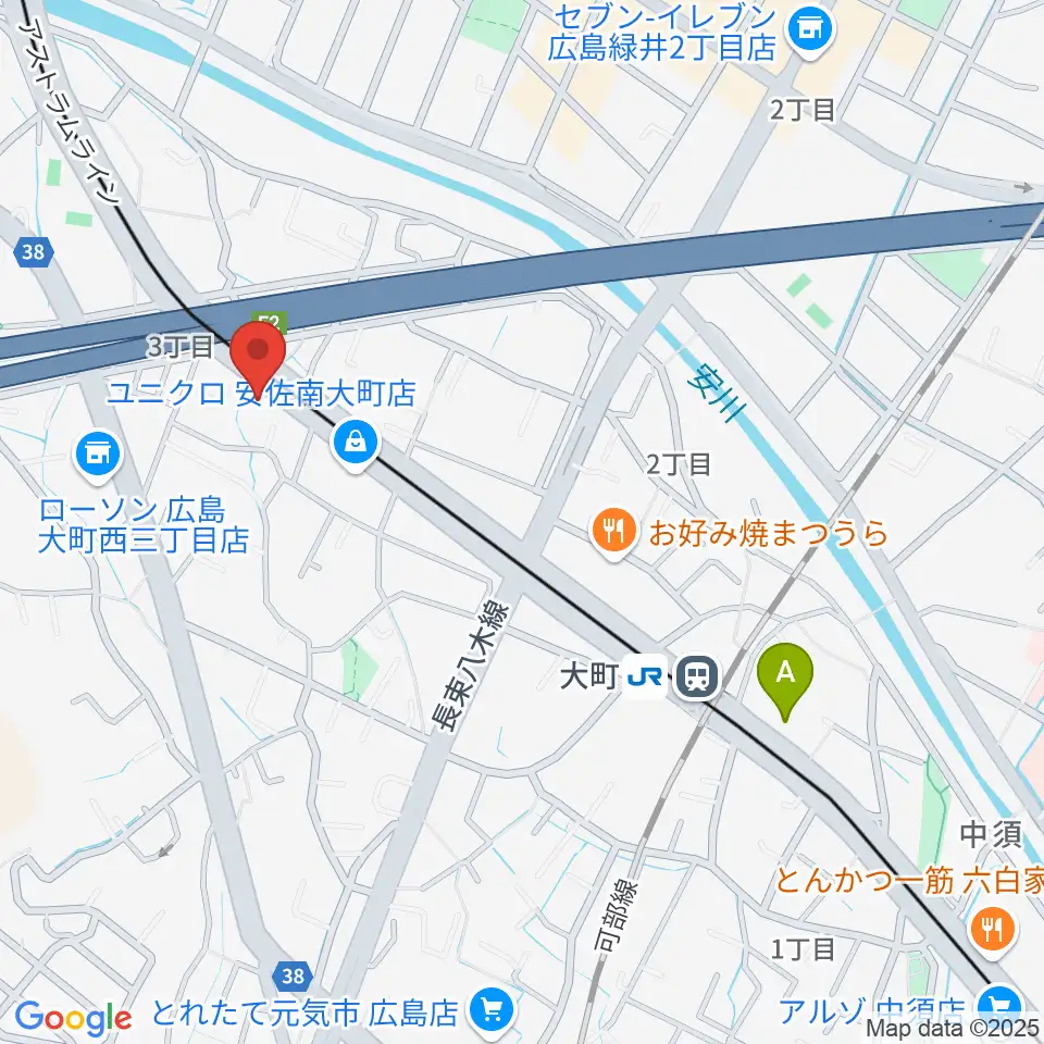 音楽館ピアノプラザ広島店周辺のホテル一覧地図