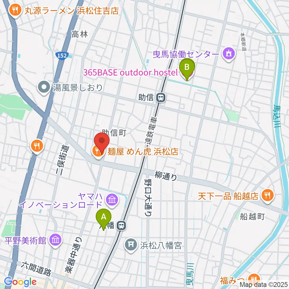 森といずみ周辺のホテル一覧地図
