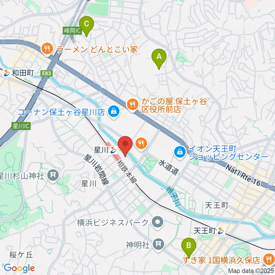 東京音楽学院 横浜星川駅前校周辺のホテル一覧地図