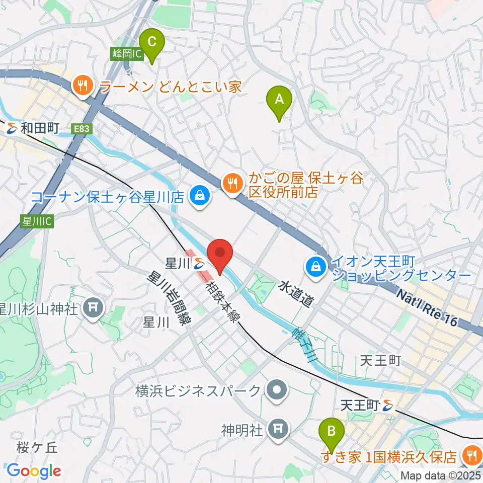 東京音楽学院 横浜星川駅前校周辺のホテル一覧地図