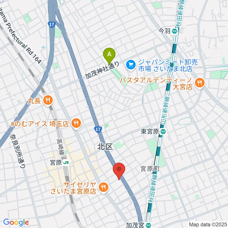 ヒソミネ周辺のホテル一覧地図