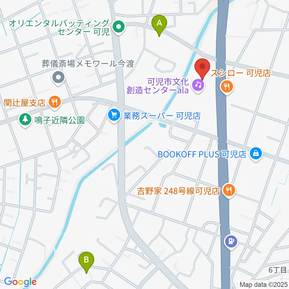 可児市文化創造センターala周辺のホテル一覧地図