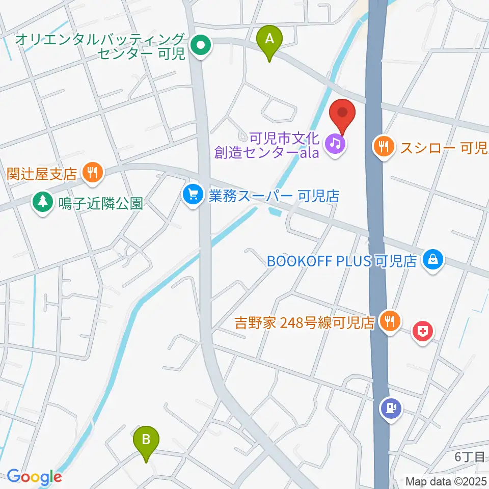 可児市文化創造センターala周辺のホテル一覧地図