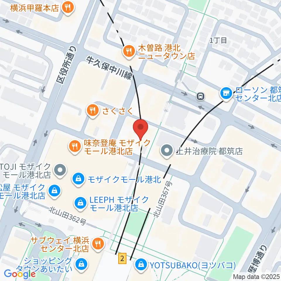 山響楽器店 センター北教室周辺のホテル一覧地図