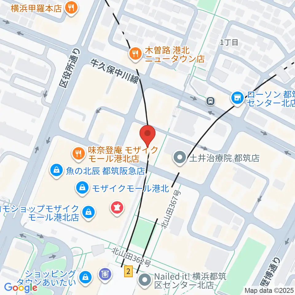 山響楽器店 センター北教室周辺のホテル一覧地図