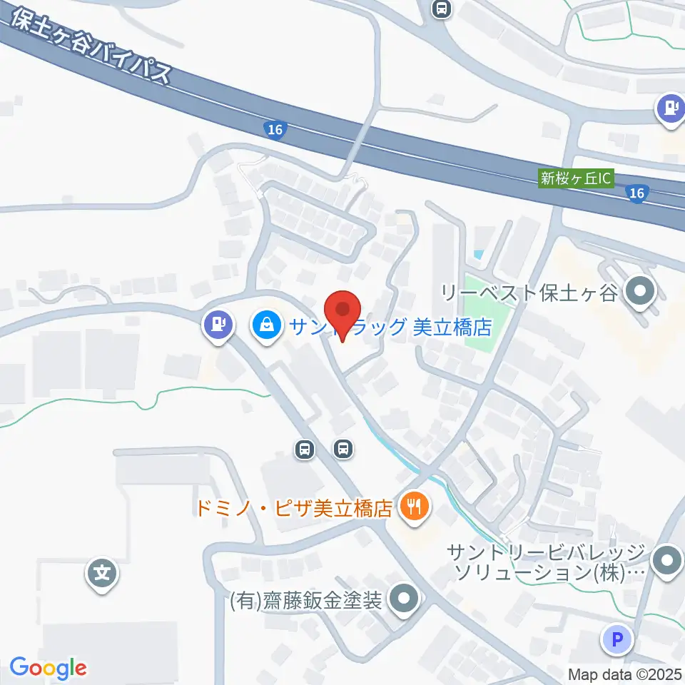 山響楽器店 美立橋教室周辺のホテル一覧地図