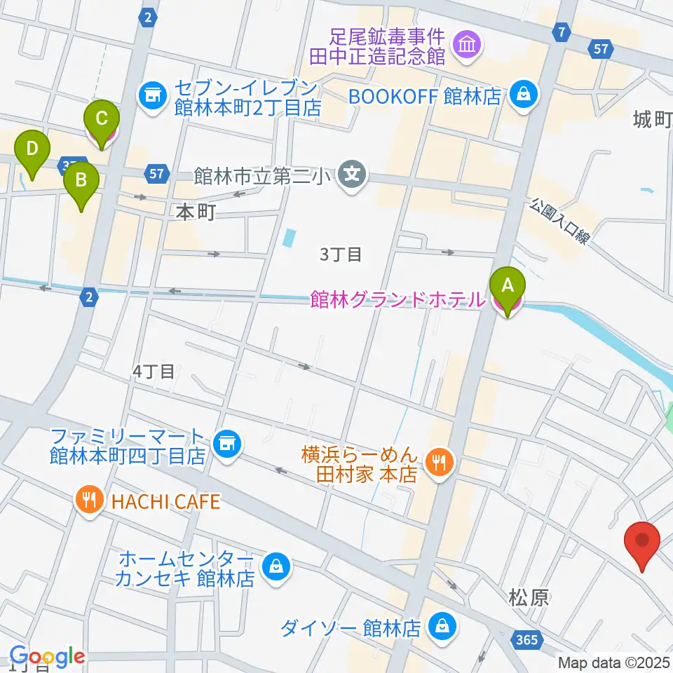 オトワ楽器 ハミングパーク松原周辺のホテル一覧地図