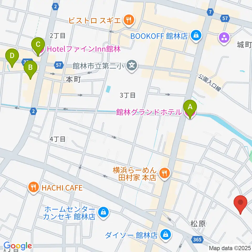 オトワ楽器 ハミングパーク松原周辺のホテル一覧地図