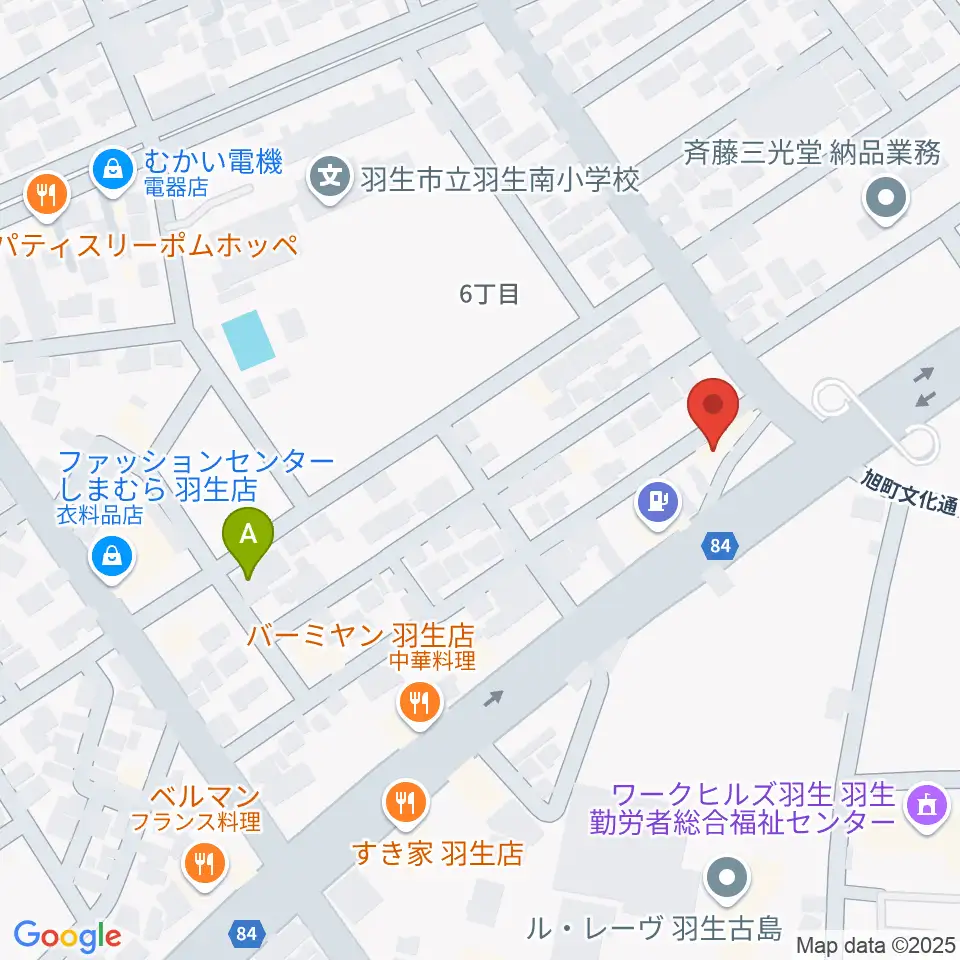 オトワ楽器 ハミングパーク羽生周辺のホテル一覧地図