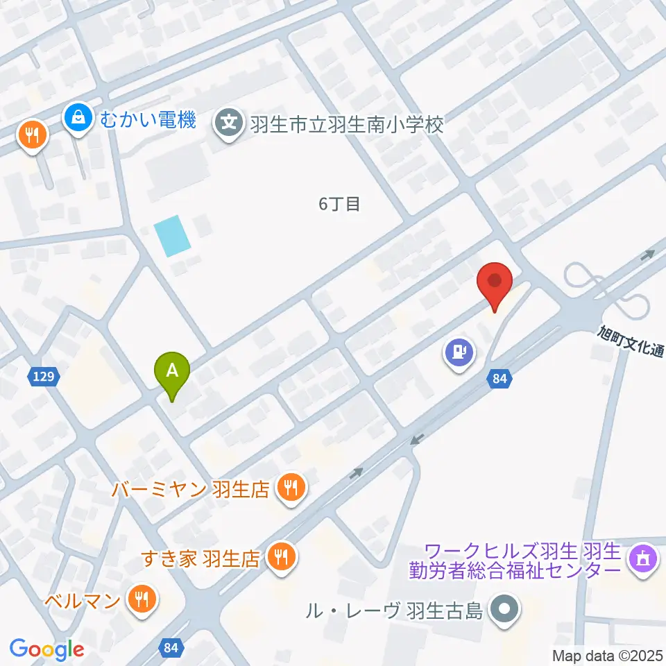 オトワ楽器 ハミングパーク羽生周辺のホテル一覧地図