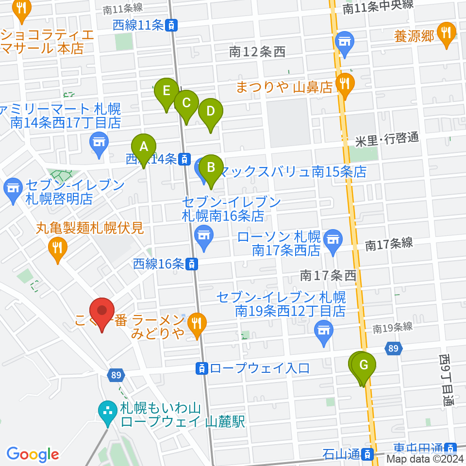 エルム楽器 伏見センター周辺のホテル一覧地図