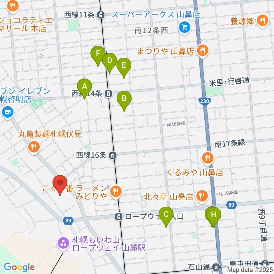 エルム楽器 伏見センター周辺のホテル一覧地図