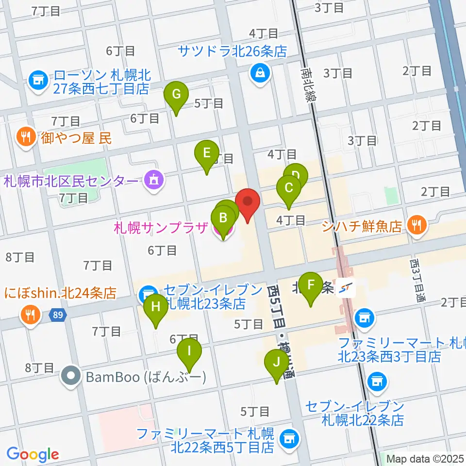 エルム楽器 北区センター周辺のホテル一覧地図