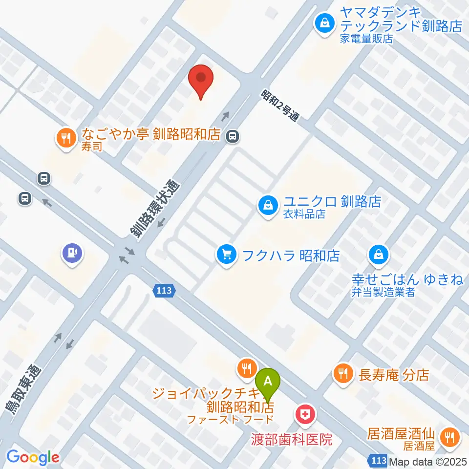 エルム楽器 昭和センター周辺のホテル一覧地図