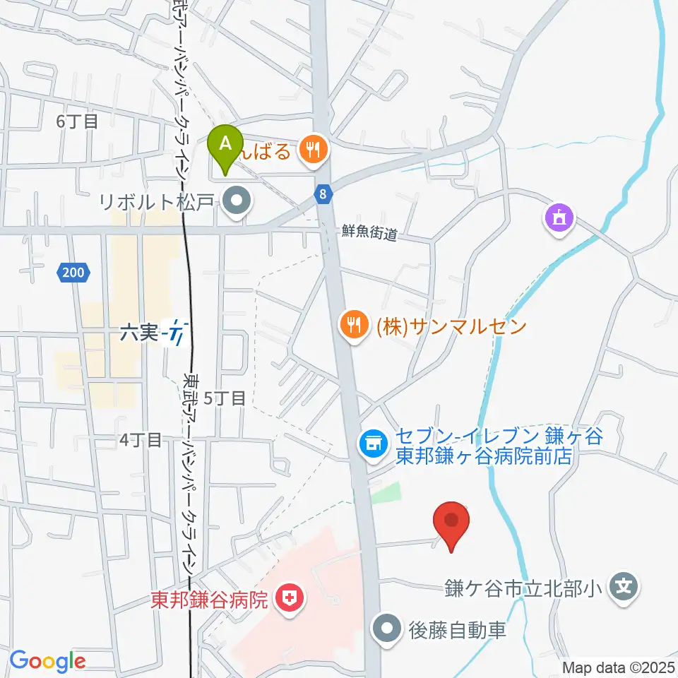 三好ギター教室周辺のホテル一覧地図