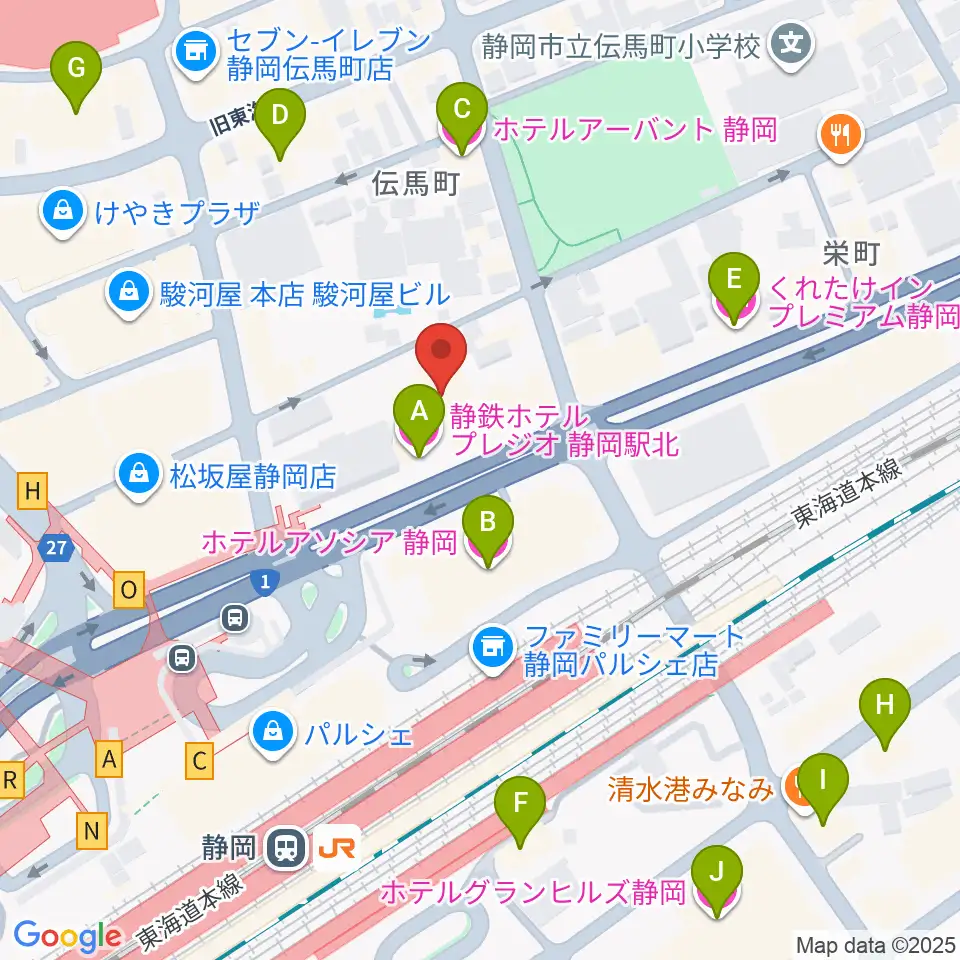 サールナートホール周辺のホテル一覧地図