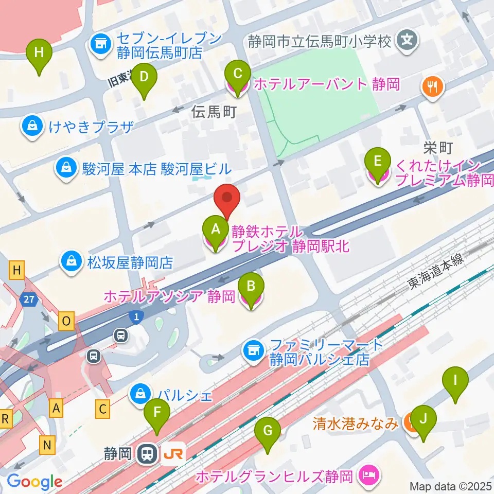 サールナートホール周辺のホテル一覧地図