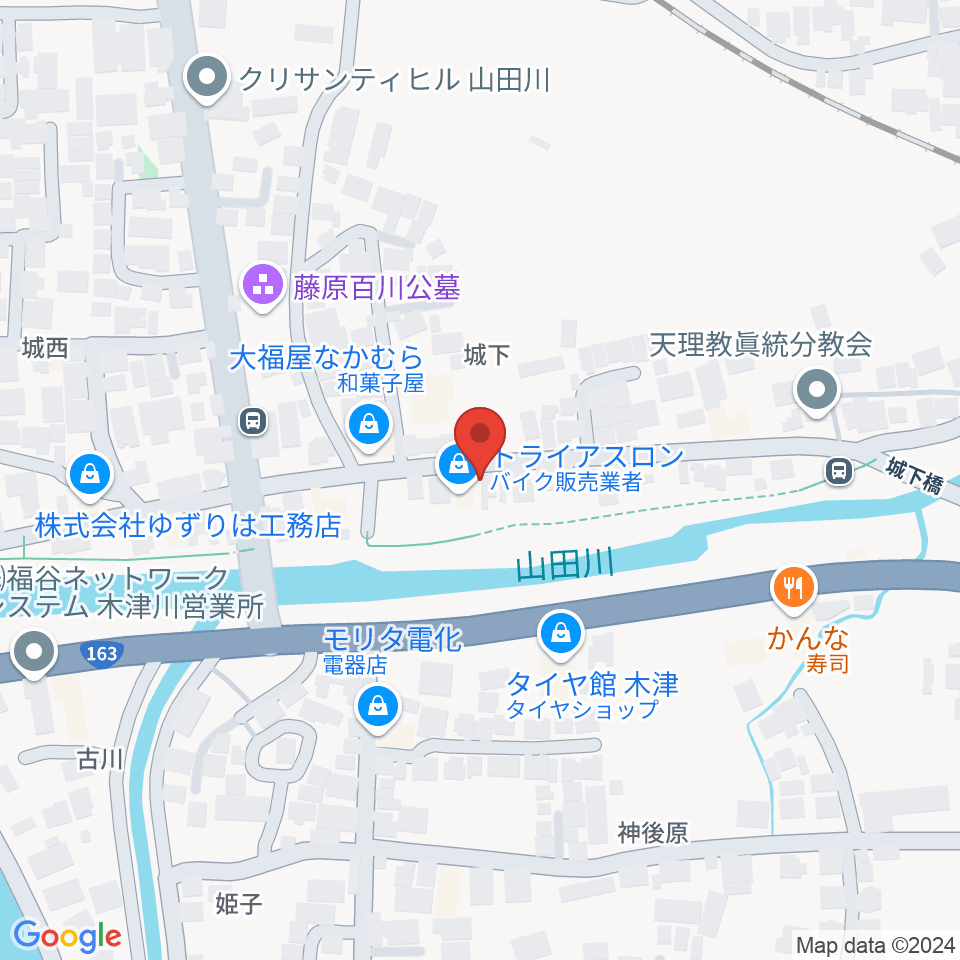 JEUGIA 木津センター周辺のホテル一覧地図