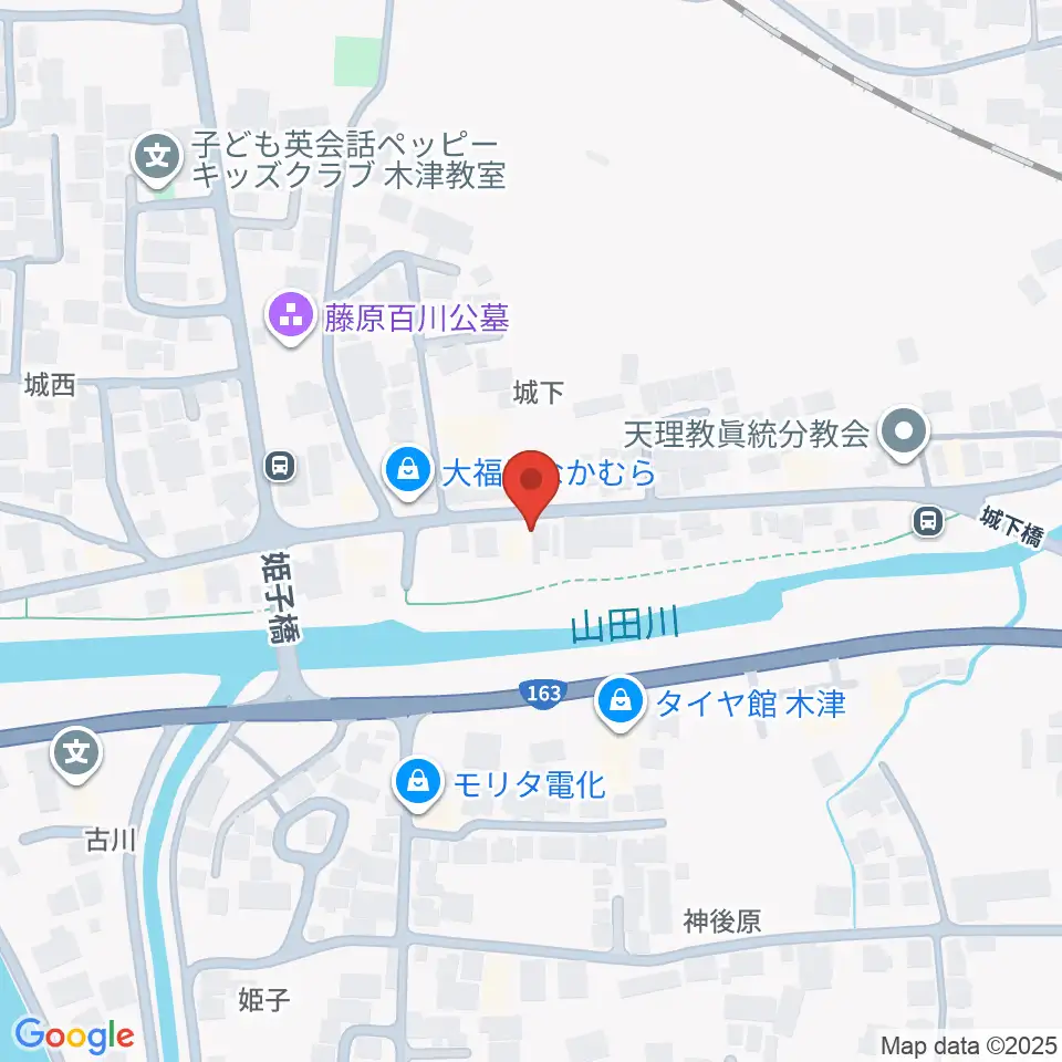JEUGIA 木津センター周辺のホテル一覧地図