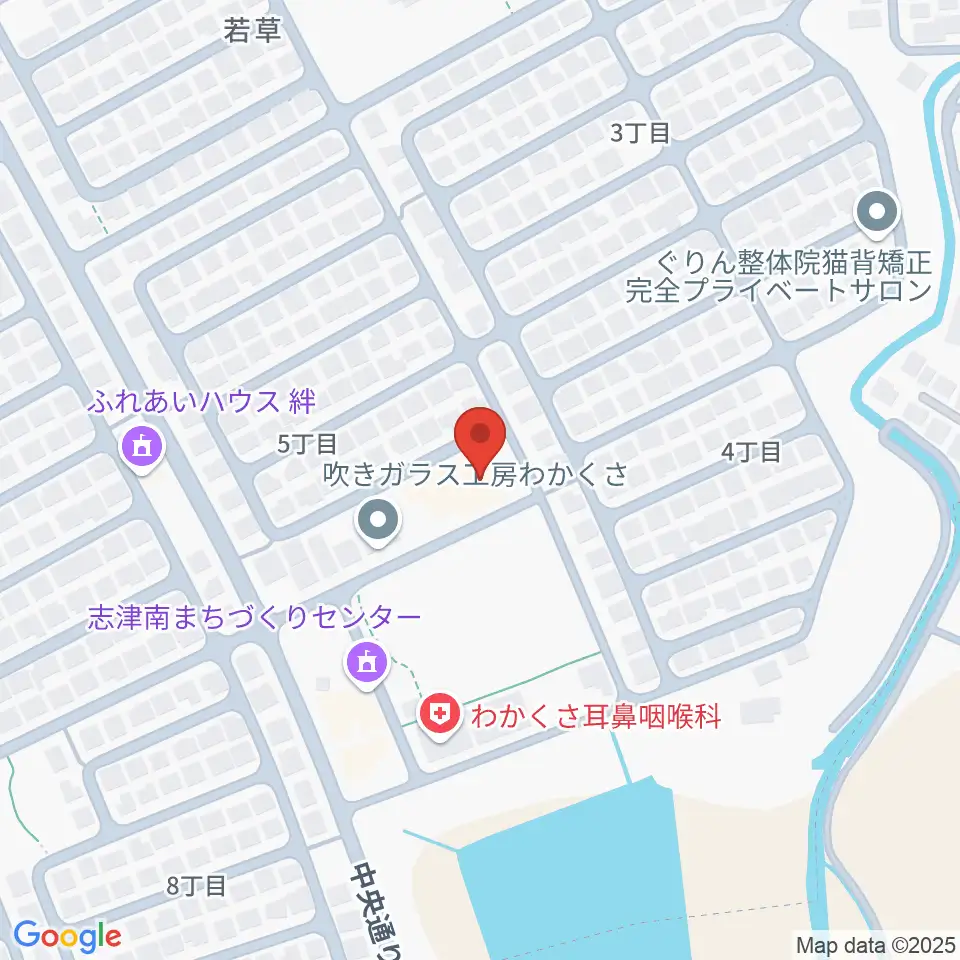 JEUGIA 若草教室周辺のホテル一覧地図