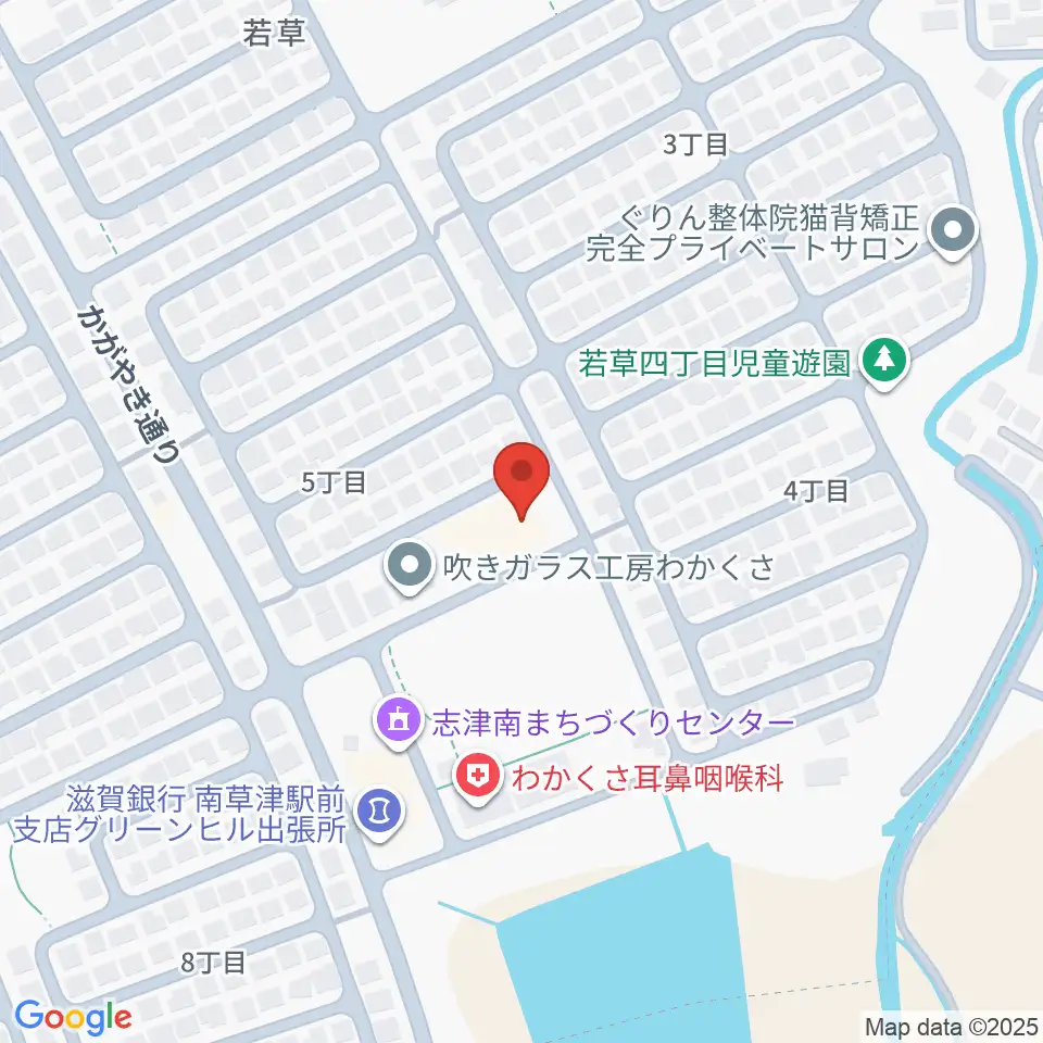 JEUGIA 若草教室周辺のホテル一覧地図