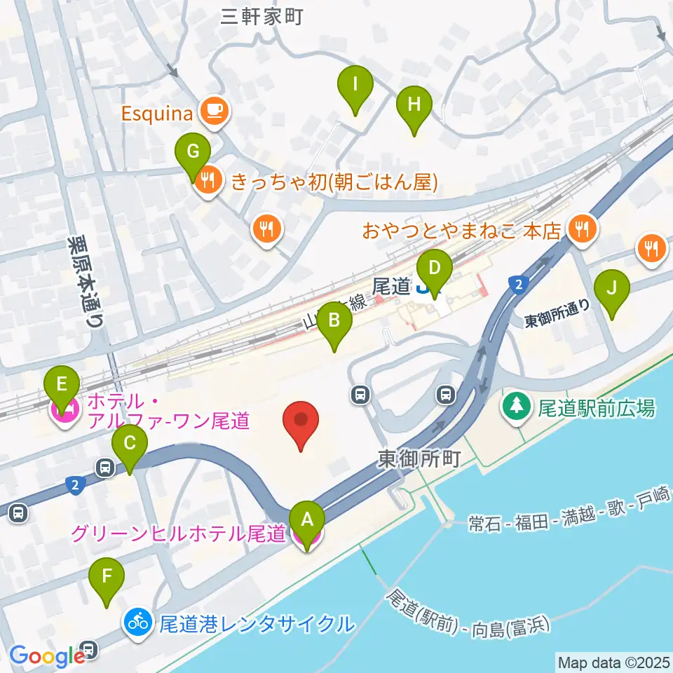 しまなみ交流館テアトロシェルネ周辺のホテル一覧地図