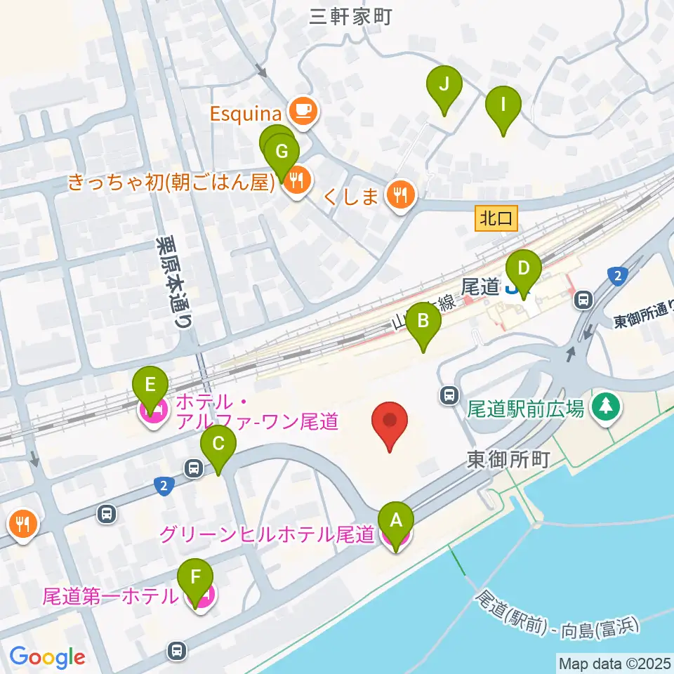 しまなみ交流館テアトロシェルネ周辺のホテル一覧地図