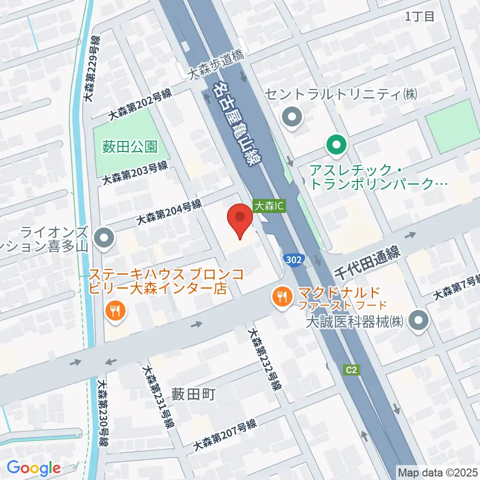 スタジオ異空間周辺のホテル一覧地図