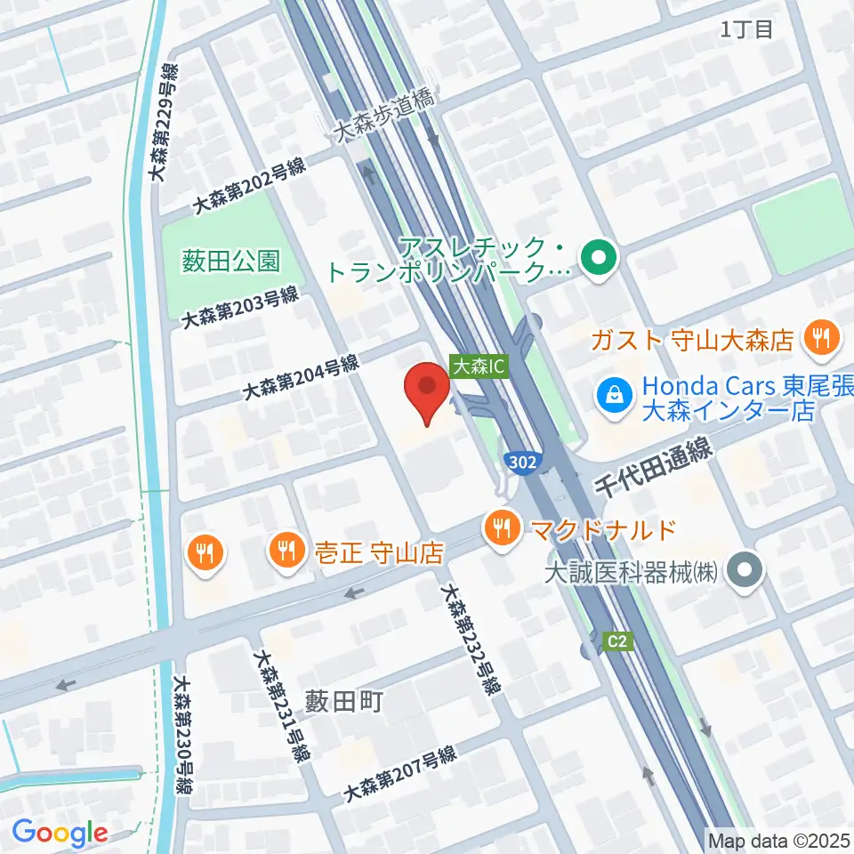 スタジオ異空間周辺のホテル一覧地図