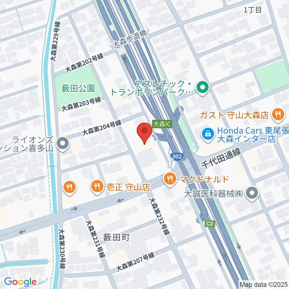 スタジオ異空間周辺のホテル一覧地図