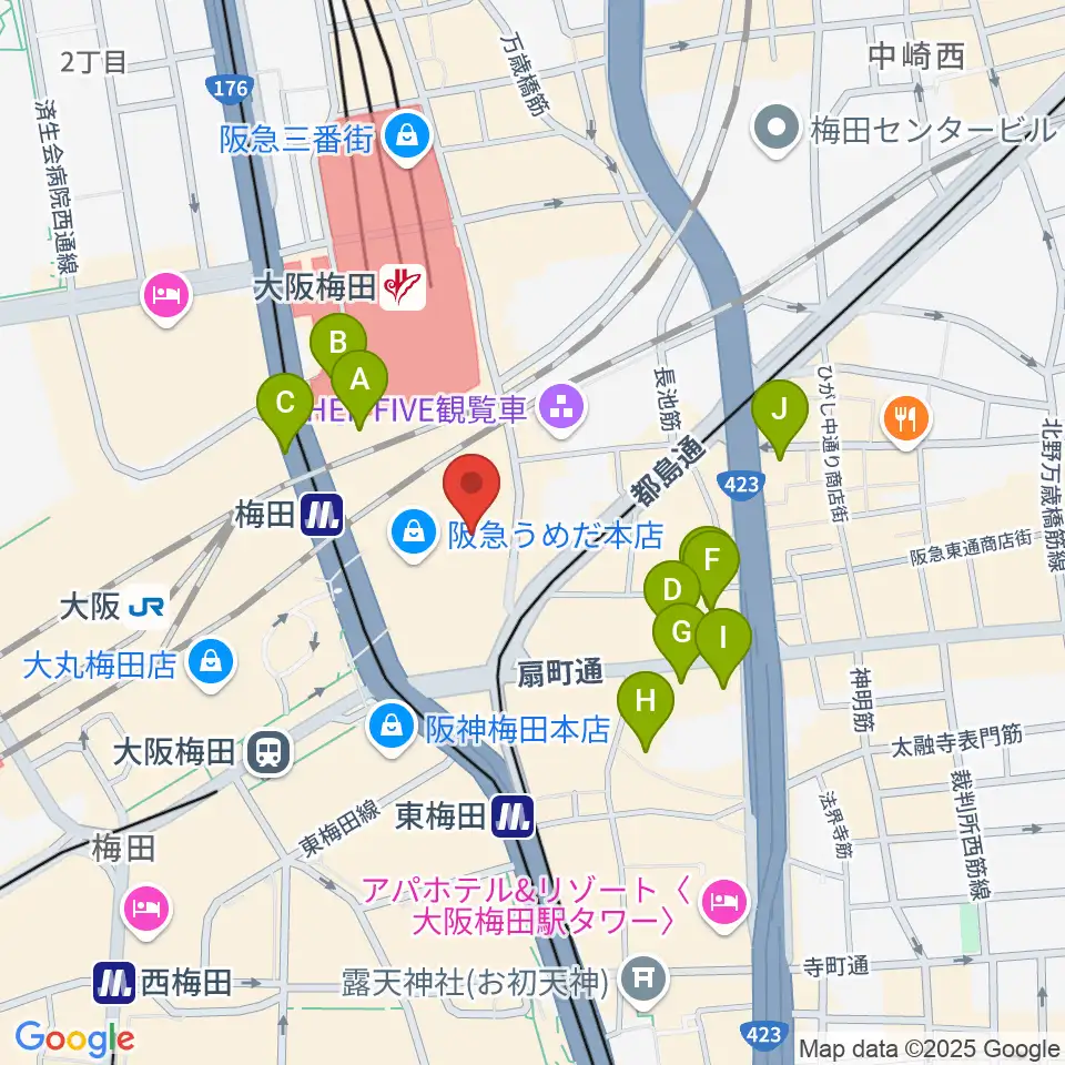 玉田ピアノサウンドビュー23周辺のホテル一覧地図