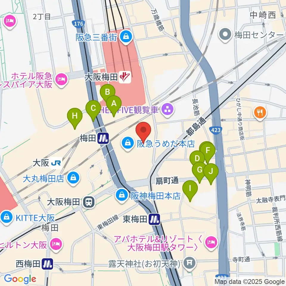 玉田ピアノサウンドビュー23周辺のホテル一覧地図