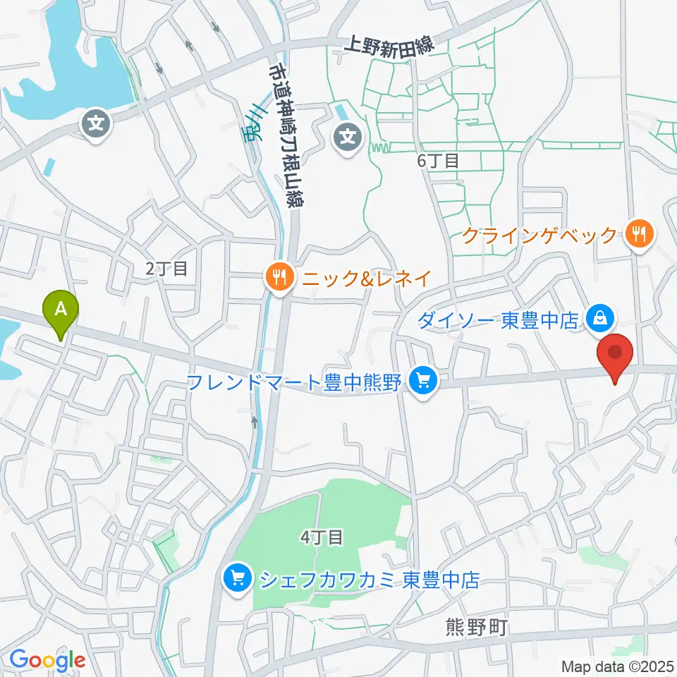 玉田ピアノ東豊中センター周辺のホテル一覧地図