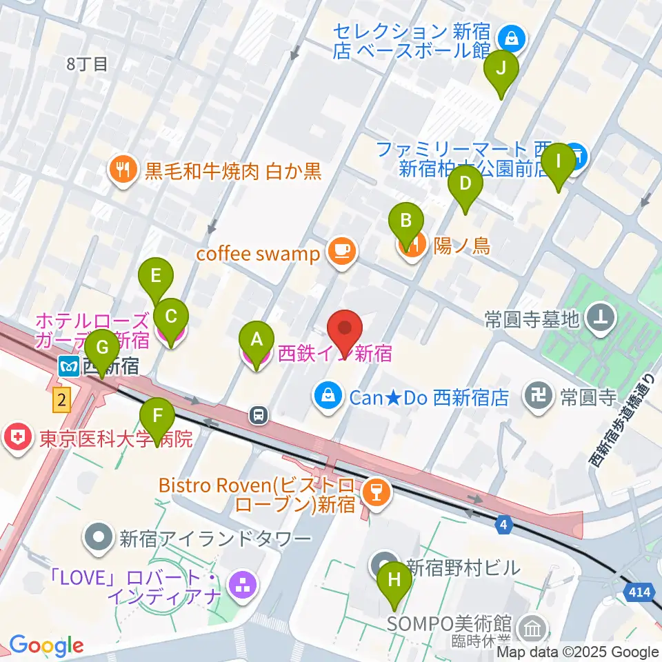関交協ハーモニックホール周辺のホテル一覧地図