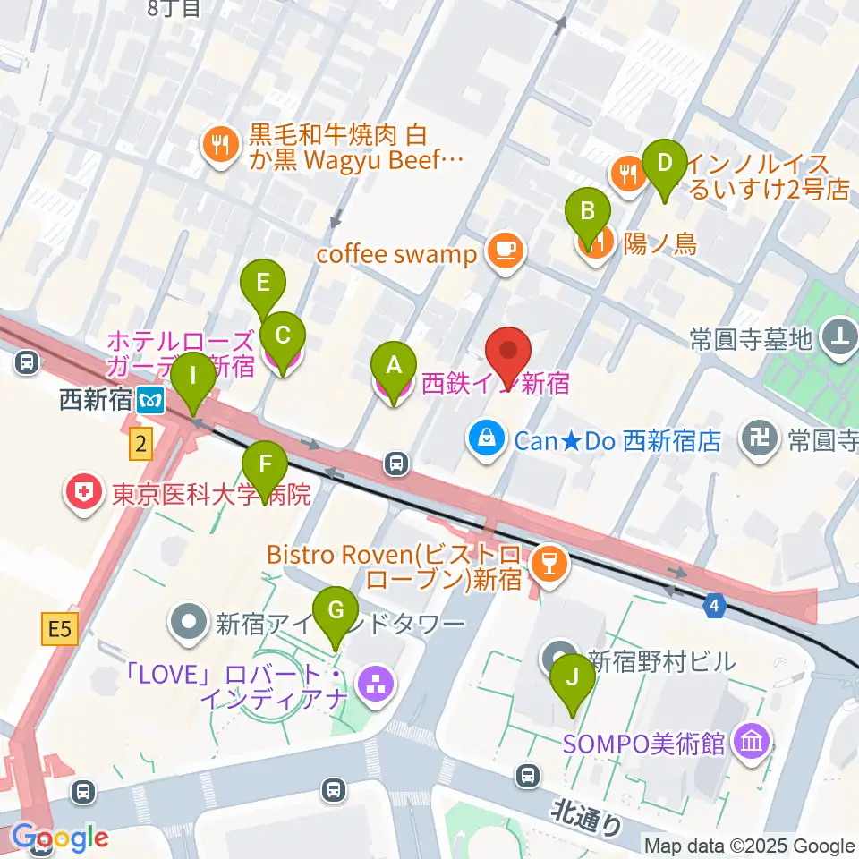 関交協ハーモニックホール周辺のホテル一覧地図