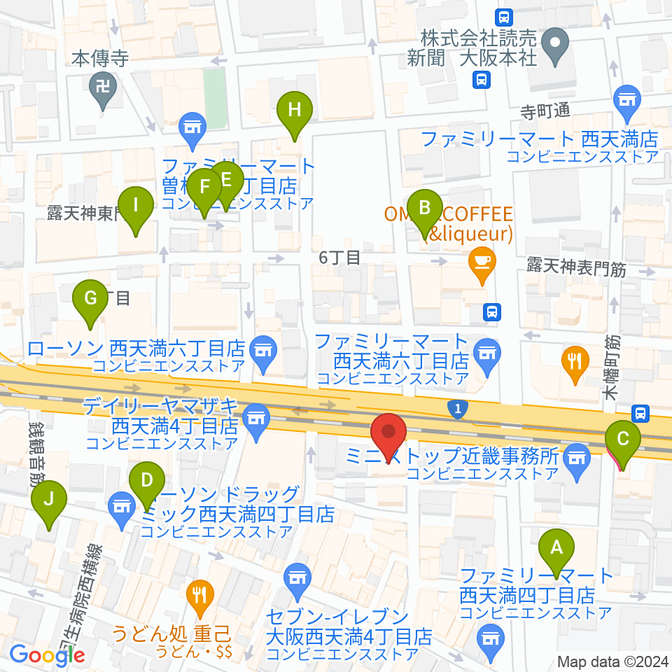 ソープオペラクラシックス梅田周辺のホテル一覧地図