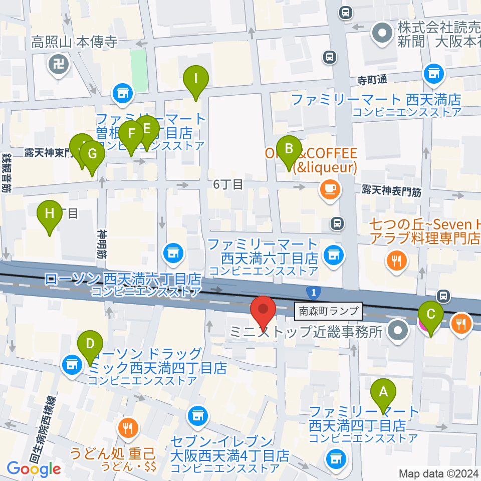 ソープオペラクラシックス梅田周辺のホテル一覧地図