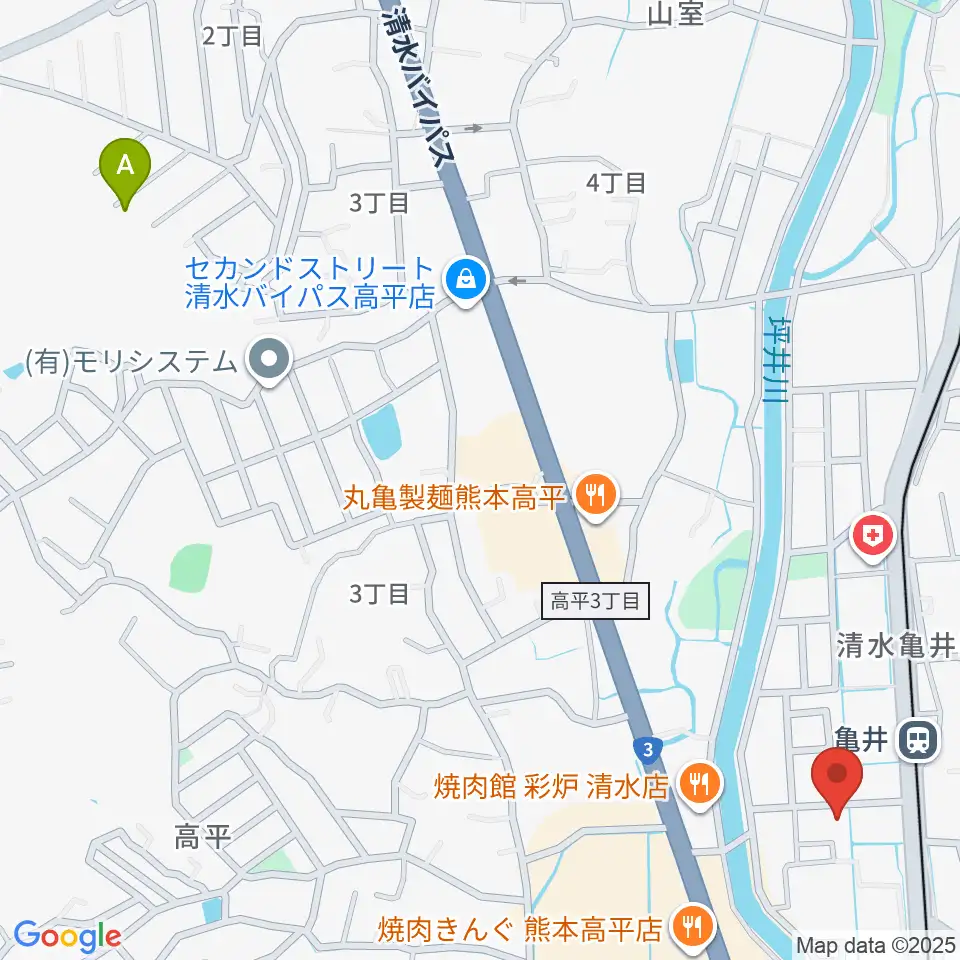 大谷楽器 清水教室周辺のホテル一覧地図