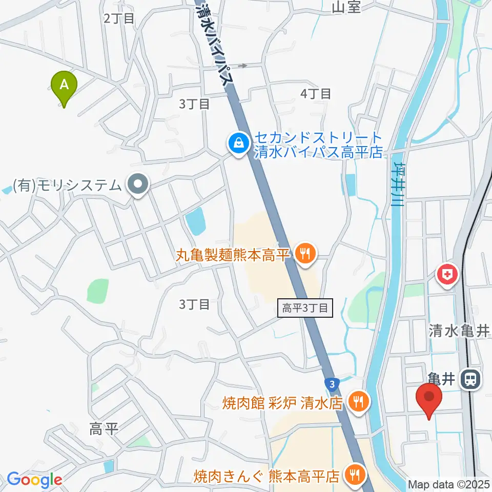 大谷楽器 清水教室周辺のホテル一覧地図