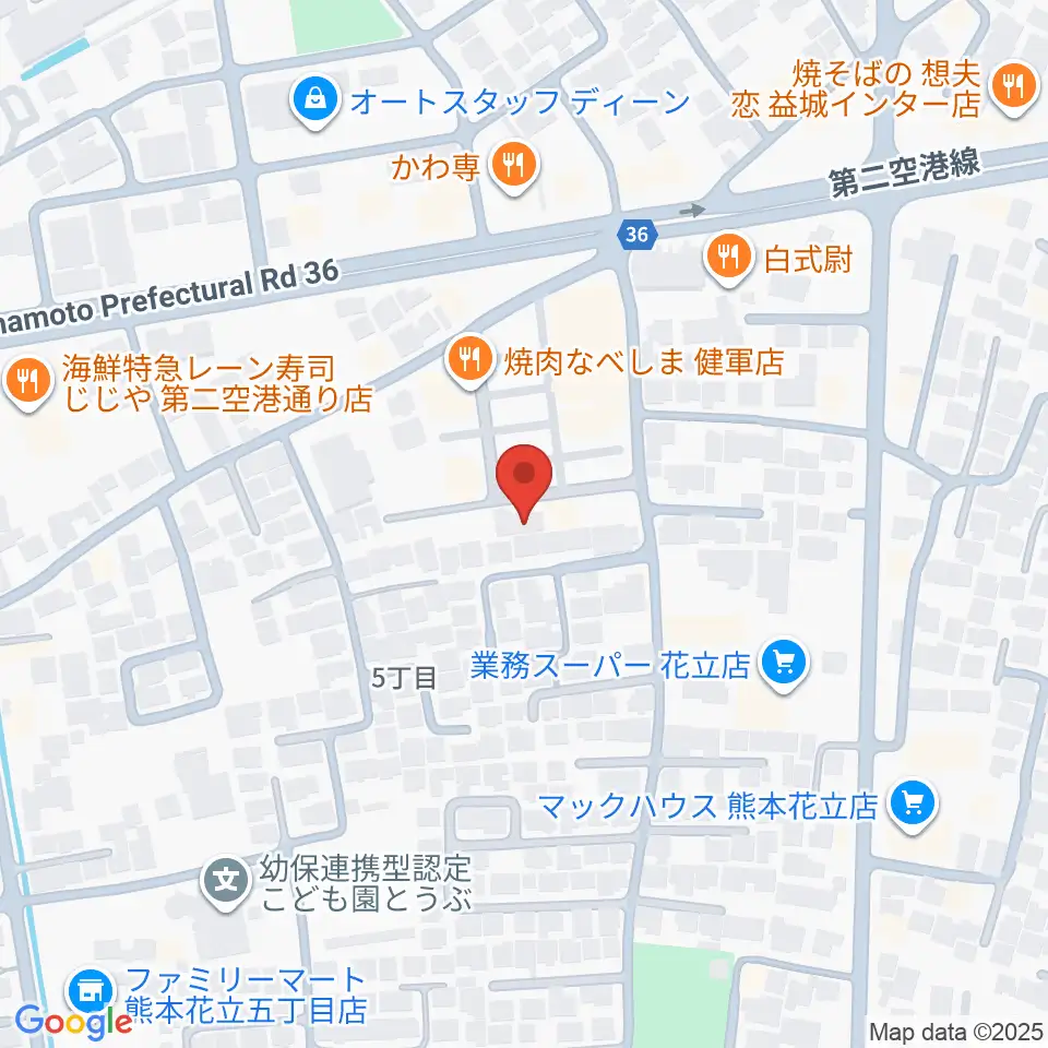 大谷楽器 はなたて教室周辺のホテル一覧地図