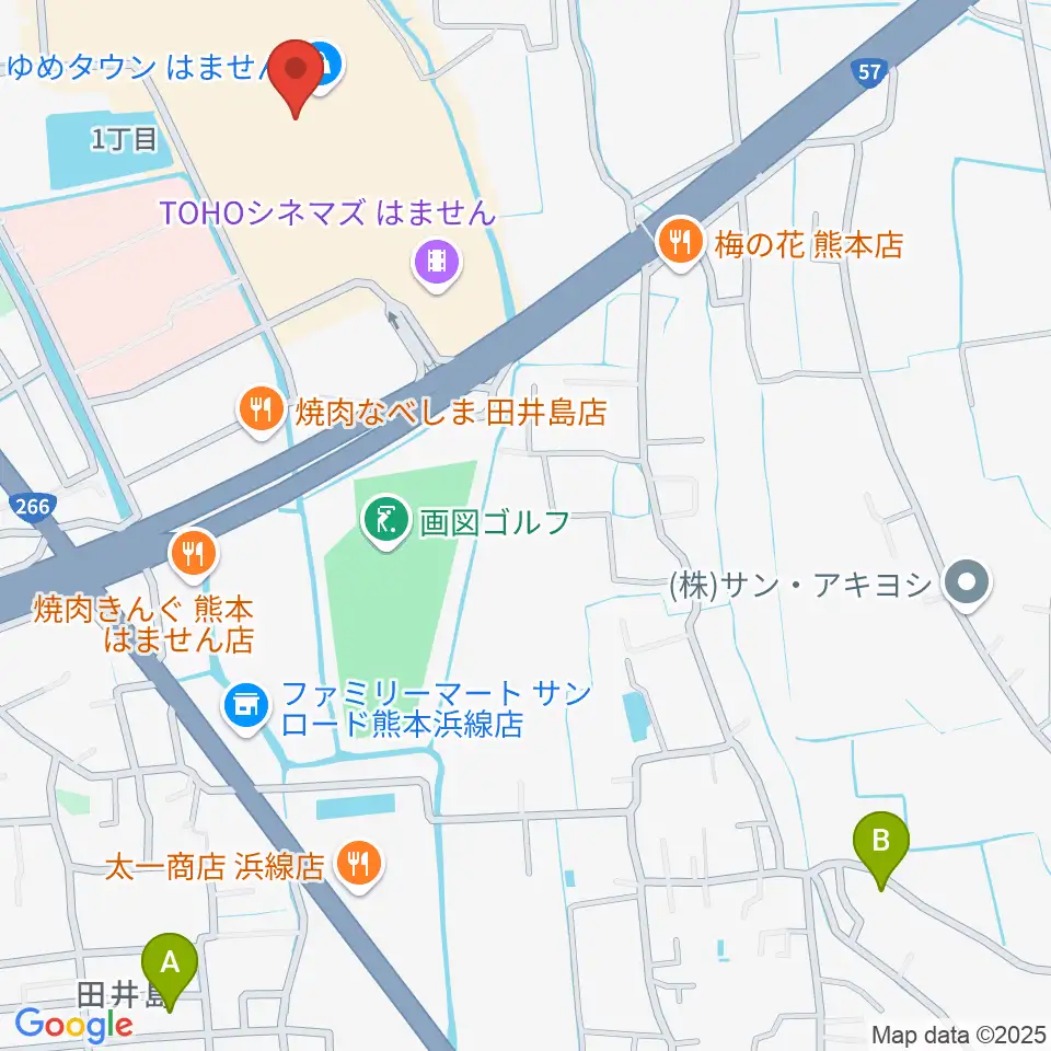 大谷楽器 はません教室周辺のホテル一覧地図
