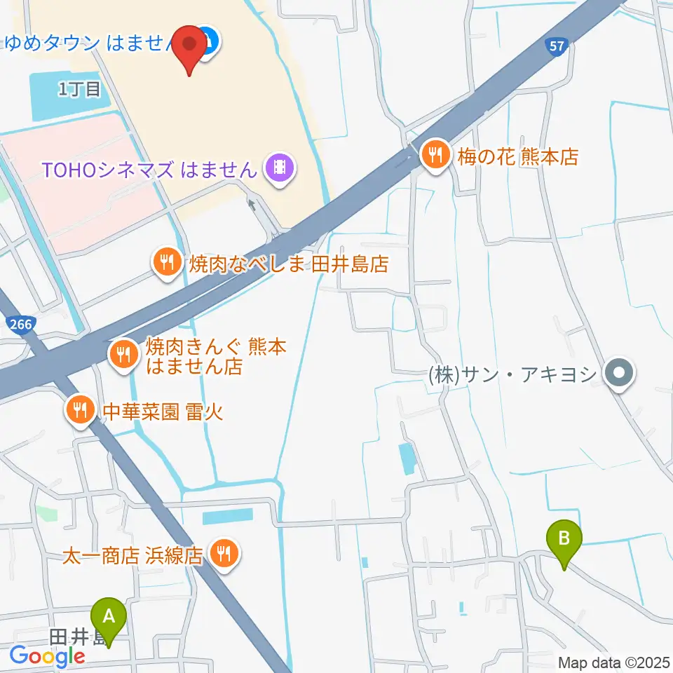 大谷楽器 はません教室周辺のホテル一覧地図