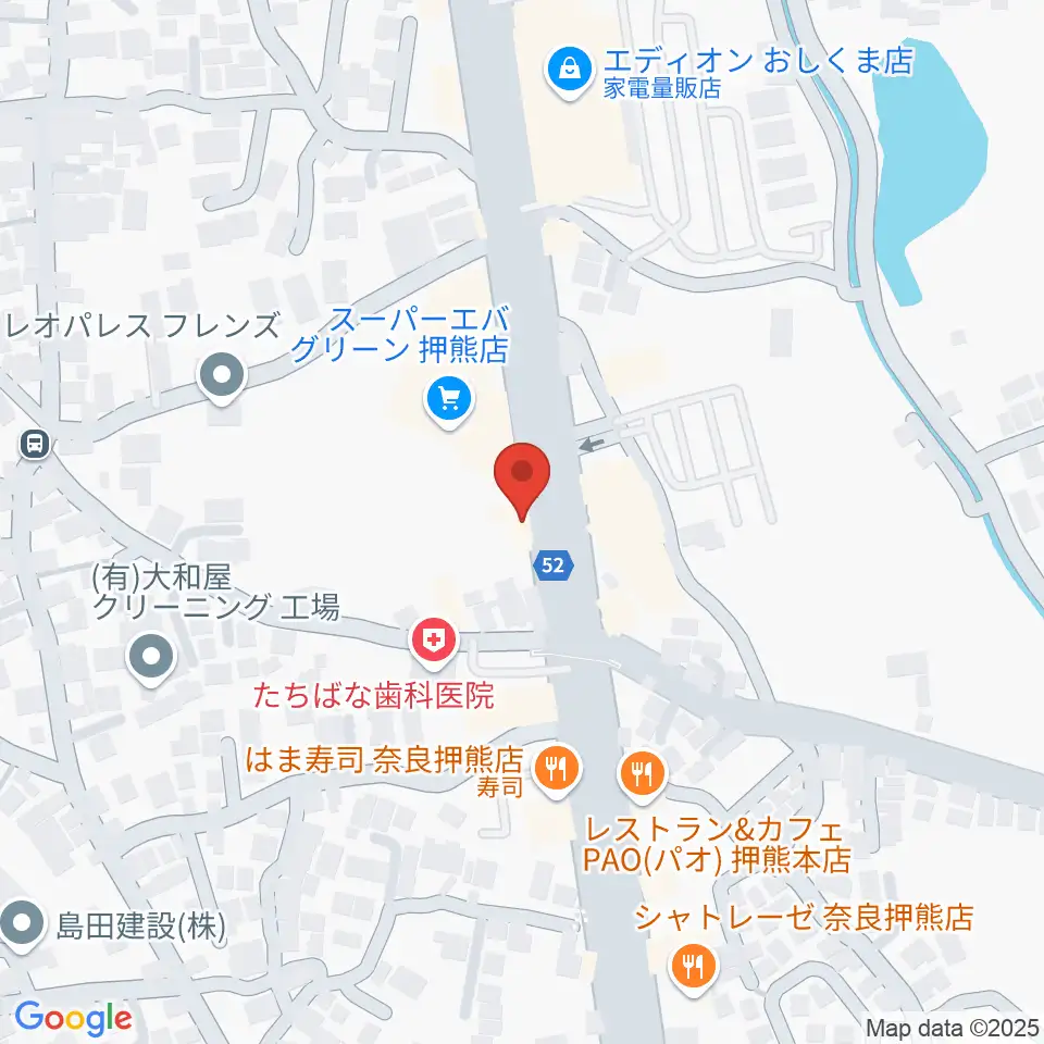 天理楽器 奈良店周辺のホテル一覧地図