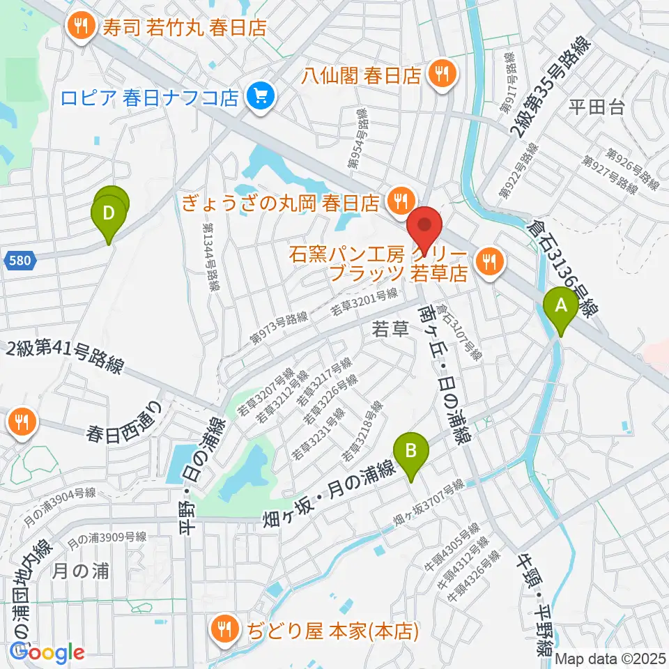 フカノ楽器店 大野城南ピアノ教室周辺のホテル一覧地図