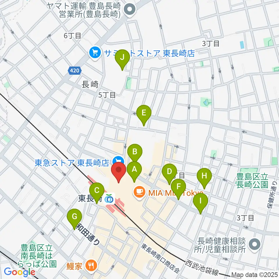 小劇場てあとるらぽう周辺のホテル一覧地図