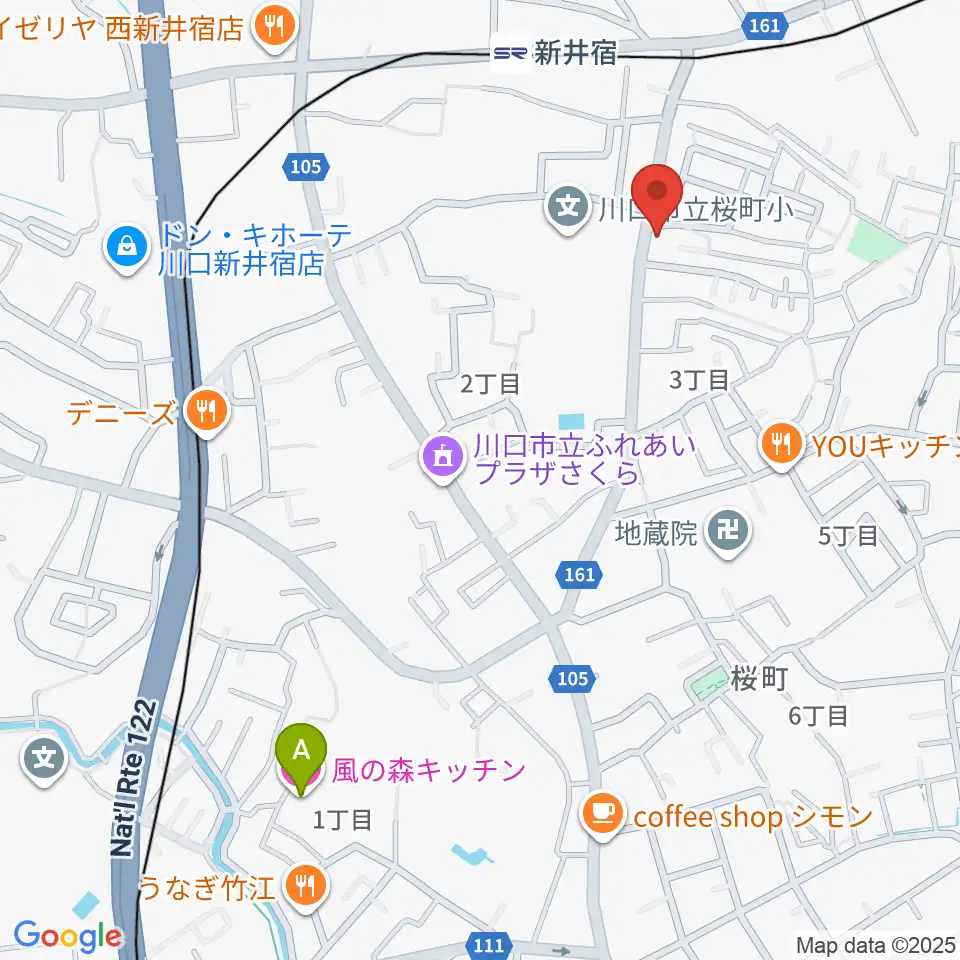 柏屋楽器 鳩ヶ谷ミュージックセンター周辺のホテル一覧地図