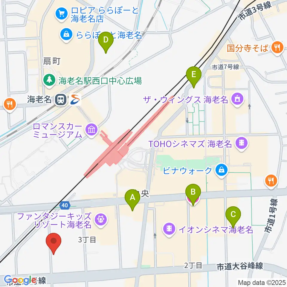ソルミュージックスクール周辺のホテル一覧地図