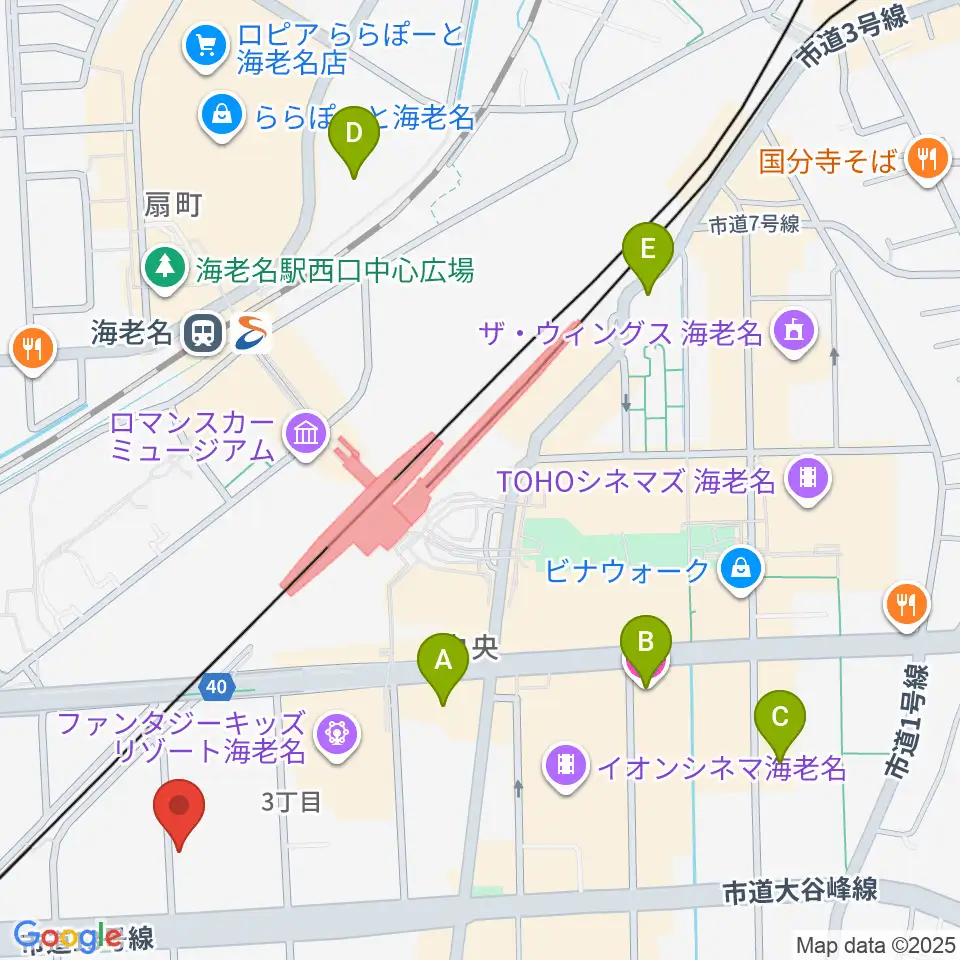 ソルミュージックスクール周辺のホテル一覧地図